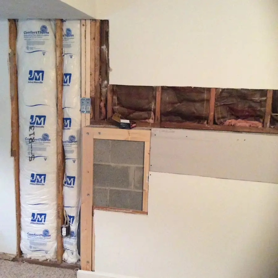 Wall insulation replacement during Structural Drying in Rockledge